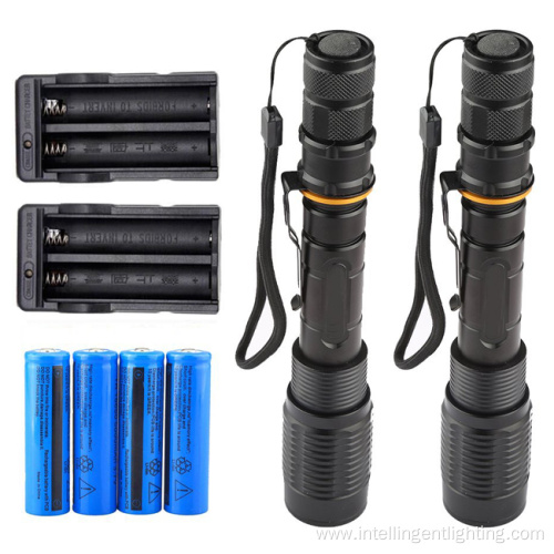 Zoom Police Tactical 10W T6 LED Emergency Flashlight